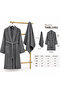 Summer Serenity Towel Bathrobe Set |   Fast Drying |   Quick Dry |   Comfortable |   Daily |   Bathroom |   Head Towel - 2