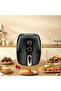 6L Air Fryer with Knob Control – Large Capacity, Oil-Free Cooking, Battery-Powered Oven for Home & Hotel Use - 2