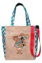 Women's Vegan Brown Large Tote Bag - Alice in Nowhere Design
