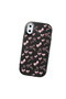 iPhone XS Max Compatible Anti-Impact Camera Protected Patterned Printed Black Silicone Case