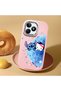 Realme Note 50 Compatible Anti-Shock Camera Protected Patterned Printed Pink Silicone Case - 3