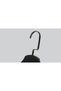Wooden (Black Nickel Hook) Latch Shirt and Skirt Hanger Black Color 12 Pieces - 4