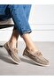 Elmar Cream Lace-Up Women's Loafer