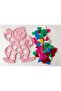 Educational Geometric Shapes - Colorful Shape Matching - Intelligence Enhancing Children's Puzzle - Pink - 2