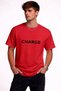 Unisex Oversize T-Shirt Charge Printed 100% Cotton T-Shirt Comfortable Fit