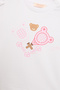 Baby Girl White Tshirt - 2