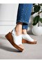 Portis White Genuine Leather Women's Sandals - 3