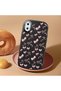 iPhone XS Max Compatible Anti-Impact Camera Protected Patterned Printed Black Silicone Case - 3