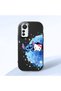 Mi 12 Lite Compatible Anti-Impact Camera Protected Patterned Printed Black Silicone Case - 2