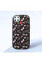Realme C25/C25S Compatible Anti-Impact Camera Protected Patterned Printed Black Silicone Case - 2