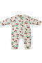 Baby Girl Patterned Cotton Jumpsuit - 2
