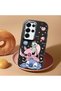Samsung Galaxy S25 Ultra Compatible Shock-Absorbing Camera Protected Black Silicone Patterned Case - 2