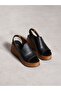 Portis Black Genuine Leather Women's Sandals - 4