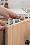 Towel Rack for Cabinet Door – Kitchen & Bathroom Towel Holder, Stylish and Durable Cloth Hanger - 5