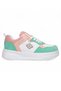 Slz Green Powder Skin Lace-Up Women's Sports Shoes