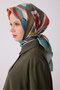 وشاح حريري بنمط تجريدي - ربيع وصيف 2026 (T) 4318-81