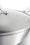 Silver Pro Series 28cm Wok Pan 3.7L with Glass Lid - 4