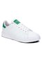 Bls White Green Lace-Up Skin Women's Sneakers - 2