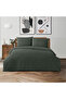 Freesia Double Ranforce Duvet Cover Set Khaki (3 Pieces) 200X220/50X70 Khaki