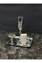 Silver Coffee Presentation Set – Silver Coffee Cup, Turkish Coffee Pot, Coffee Saucer and Tray - Luxury Coffee Set - 4