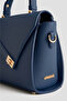 Pia Leather Bag 25Yd7405 Navy Blue - 3