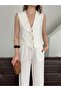 White 3-Lace Vest Muslin Set - 8486 - 3