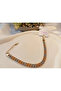 Xuping Rose and Silver Color Transitioning Modern Chain Bracelet (19-22 cm)