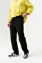 Breeze Basic Linen Fabric Trousers with Elastic Waist - 3
