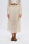 Women's Comfortable Cut Transparent Skirt with Elastic Waist