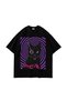 The Cure Printed Oversized Unisex Black Tshirt