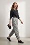 بنطلون MY FASHION بأزرار وحزام عند الخصر - 2