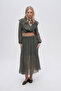 Women's Comfortable Cut Transparent Skirt with Elastic Waist - 4