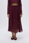 Women's Comfortable Cut Transparent Skirt with Elastic Waist