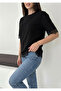 Women's Lace Detailed Crew Neck Oversize T-Shirt - 3