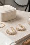 Pearl Heart Hoop Earrings - 3