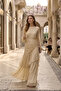 Fairy Model Patterned Cream Women's Dress – Stylish Design for Casual & Special Occasions - 4