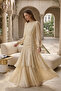Fairy Model Patterned Cream Women's Dress – Stylish Design for Casual & Special Occasions - 2