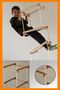 Square Climbing Tower 5 Steps Children's Rope Climbing Ladder Aerobatics Wooden Montessori Toy