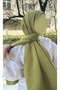 Hijab Cotton Soft Shawl Oil Green - 6