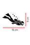 Underwater Diver Sticker – Car Auto Decorative Sticker 15X9Cm - 2