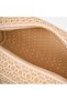 Women's Beige Knitted Detailed Logo Shoulder Bag - 6