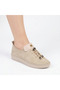 Stitched Rubber Laced Nubuck Sports Ballet Shoes - 3