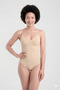 Firming Bodysuit Corset Black Color Body Snap Strap Push Up Effective Body Shaper - 6