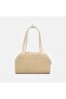 Women's Beige Knitted Detailed Logo Shoulder Bag - 4