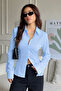 Women's Lace-Up Back Shirt Slim Fit Casual and Office Combination Modern Design - 4
