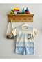 Mrcbaby Striped Bear Summer Shorts Set
