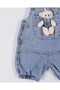Baby Boy 2-Piece Stylish Set with Summer Teddy Bear Accessories, Denim Overalls and White T-Shirt, 3-6-9-12 Months - 7