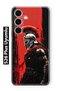 Samsung Galaxy S26 Plus Compatible Warrior Sparta Patterned Transparent Phone Case