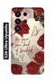 Samsung Galaxy S26 Ultra Compatible Red Rose Patterned Transparent Phone Case