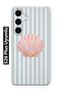 Samsung Galaxy S26 Plus Compatible Shell Patterned Transparent Phone Case